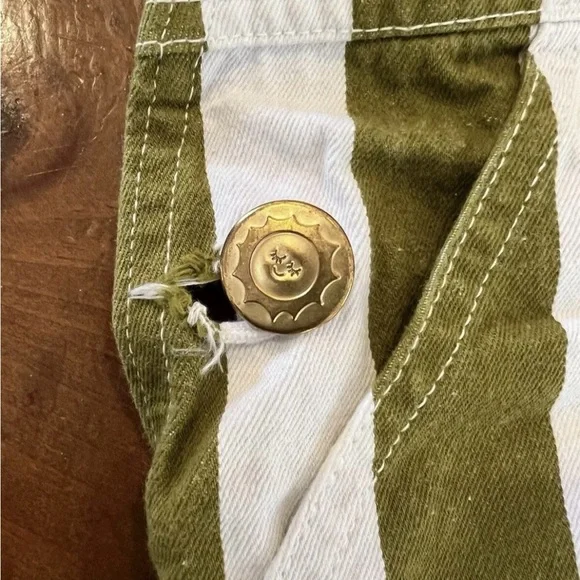 Big Bud Press Olive Stripe Original Overalls Size 2X - Picture 8 of 9